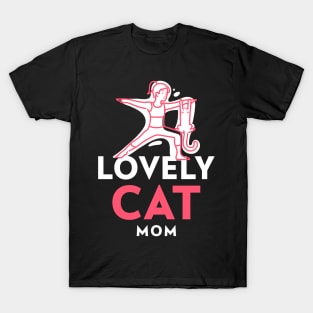 Lovely Cat Mom T-Shirt